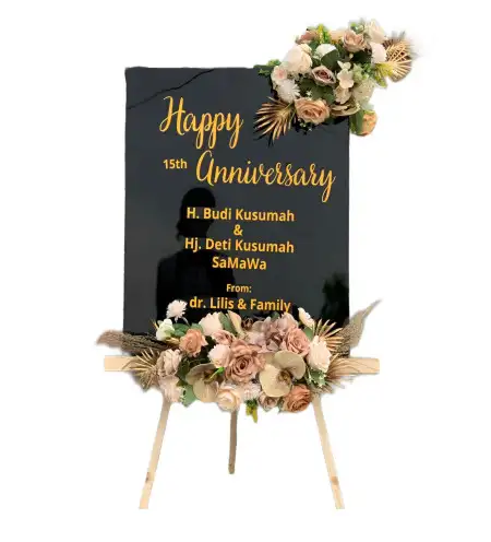 Papan Bunga Akrilik Rawa Arum