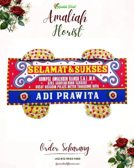 Papan Bunga Ucapan Selamat Rawa Arum