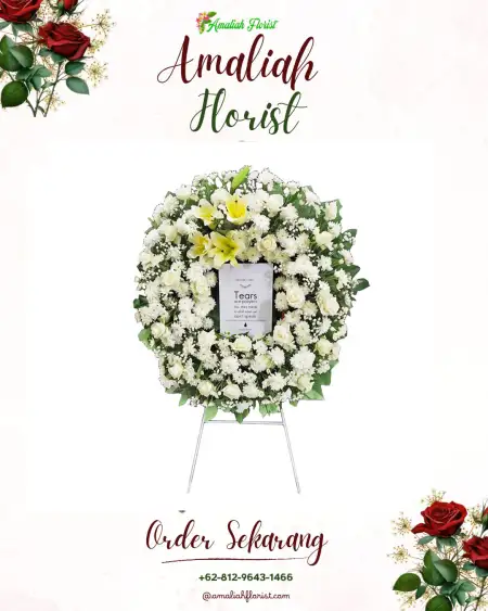 Krans Bunga Duka Rawa Arum